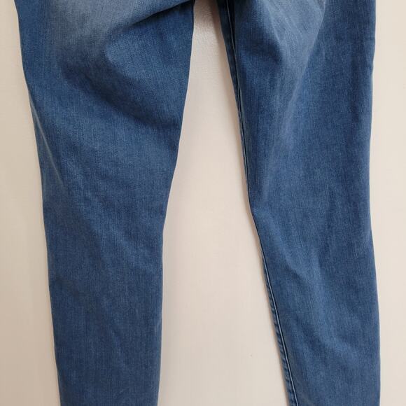 Good American Good Waist Step Hem Skinny Jeans Stretch High Rise Women 8 - Picture 8 of 12